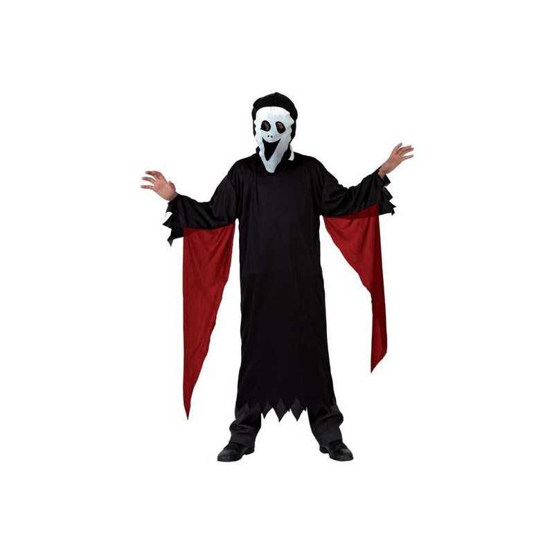DEGUISEMENT SCREAMER ROUGE ET NOIR TAILLE 10/12 ANS