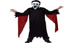 DEGUISEMENT SREAMER ROUGE ET NOIR TAILLE 5/6 ANS