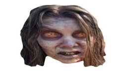 MASQUE CARTON ADULTE BUG EYED ZOMBIE WLAKING DEAD