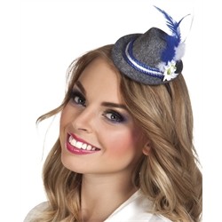MINI CHAPEAU A PLUME ADULTE