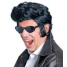 PERRUQUE ROCK'N ROLL HOMME NOIRE