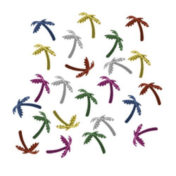 CONFETTIS DE TABLE PALMIERS MULTICOLORES