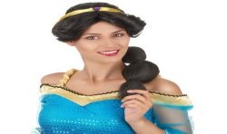 PERRUQUE PRINCESSE ORIENTALE AVEC BANDEAU