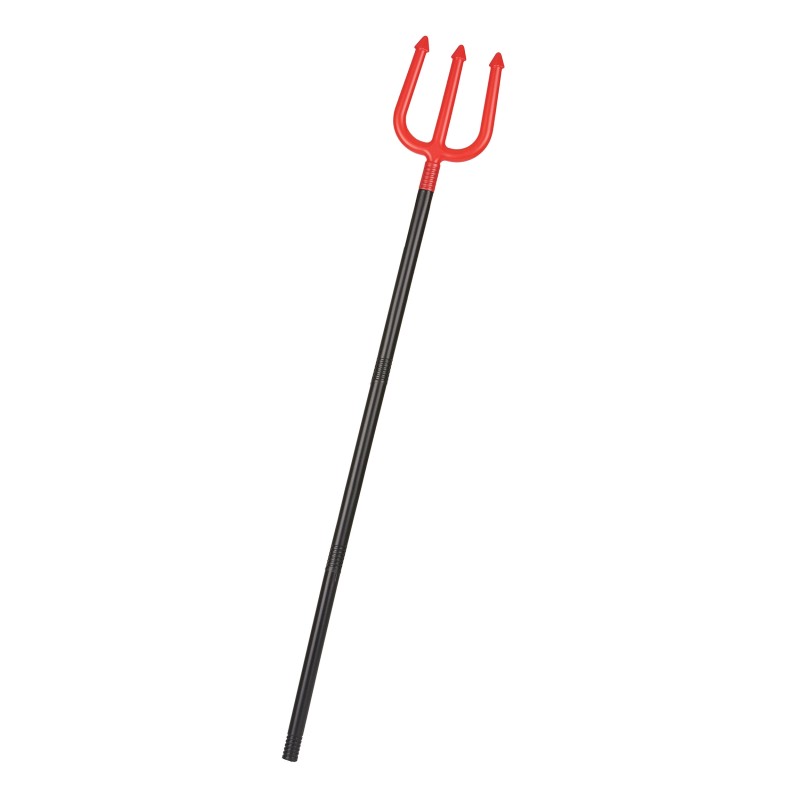 FOURCHE OU TRIDENT DE DIABLE ROUGE 120 CM