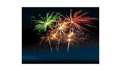 FEU D'ARTIFICE COMPACT VISA POUR L'ESPACE 19 SHOTS 