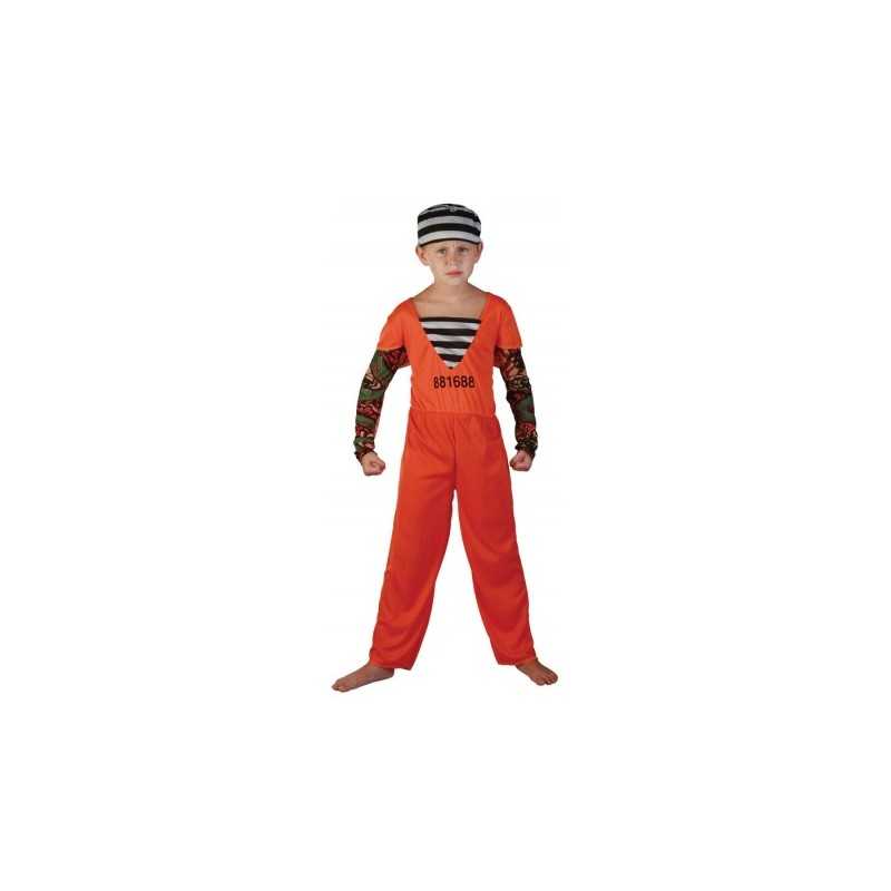 DEGUISEMENT DETENU ENFANT TAILLE 10/12 ANS