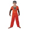 DEGUISEMENT DETENU ENFANT TAILLE 10/12 ANS