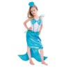 DEGUISEMENT SIRENE BLEUE TAILLE 4 ANS