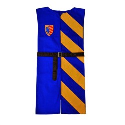 DEGUISEMENT TUNIQUE LANCELOT BLEU-JAUNE ENFANT