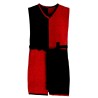 TUNIQUE NOIR/ROUGE CHEVALIER TAILLE UNIQUE