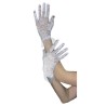 GANTS DENTELLE BLANCS 22 CM