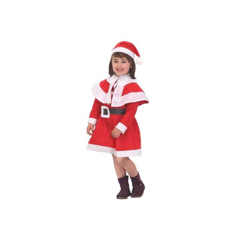 DEGUISEMENT MERE NOEL ENFANT TAILLE 3/4 ANS