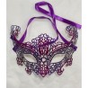 MASQUE PLASTIQUE EFFET DENTELLE VIOLET