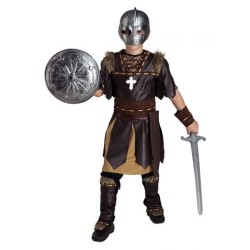 DEGUISEMENT GLADIATOR MARRON TAILLE 10 ANS