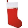 CHAUSSETTE CADEAU PERE NOEL ROUGE EN FEUTRINE