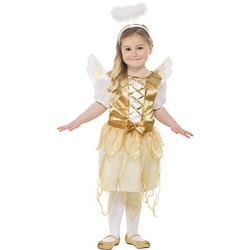 DEGUISEMENT ANGE FAIRY OR TAILLE 7/9 ANS