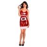 ROBE STRASS I LOVE SANTA TAILLE M