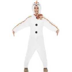 DEGUISEMENT BONHOMME DE NEIGE TAILLE 4/6 ANS