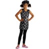 ROBE DISCO SEQUIN NOIR ET ARGENT TAILLE 6-9 ANS