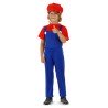 DEGUISEMENT PLOMBIER ROUGE GARCON TAILLE 9/11 ANS