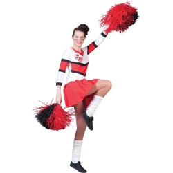 DEGUISEMENT POMPOM GIRL MANCHES LONGUES TAILLE 40-42