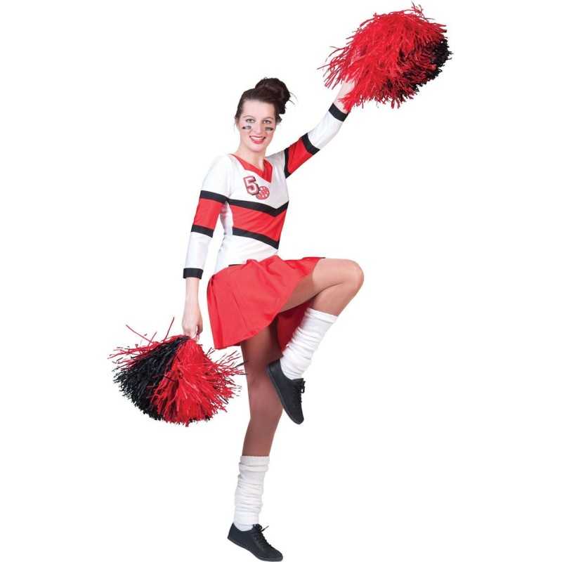 DEGUISEMENT POMPOM GIRL MANCHES LONGUES TAILLE 40-42