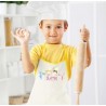 TABLIER EN TISSU LITTLE COOKS PERSONNALISABLE