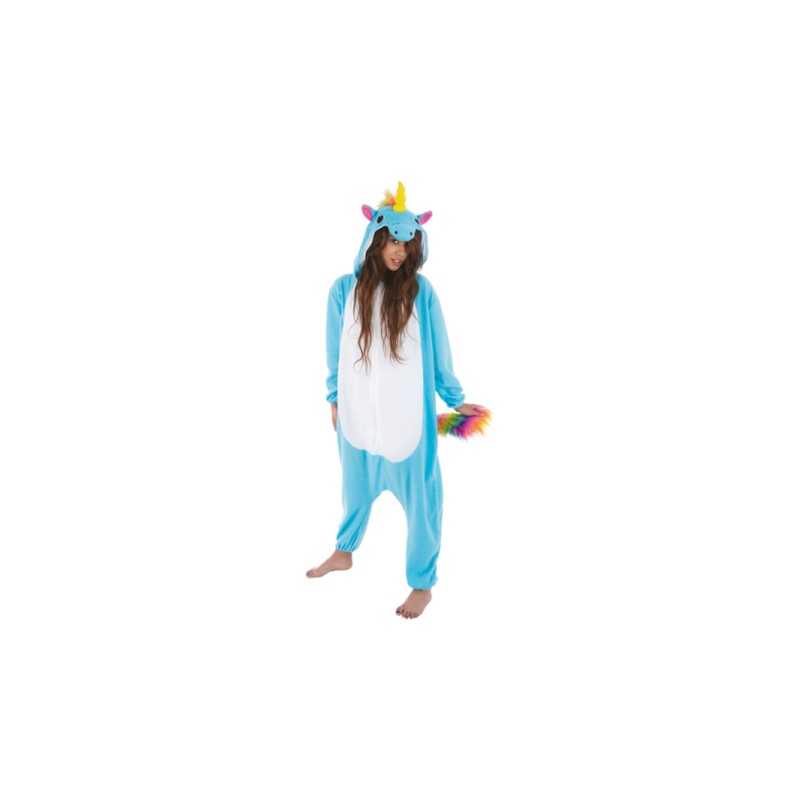 DEGUISEMENT KIGURUMI LICORNE BLEUE