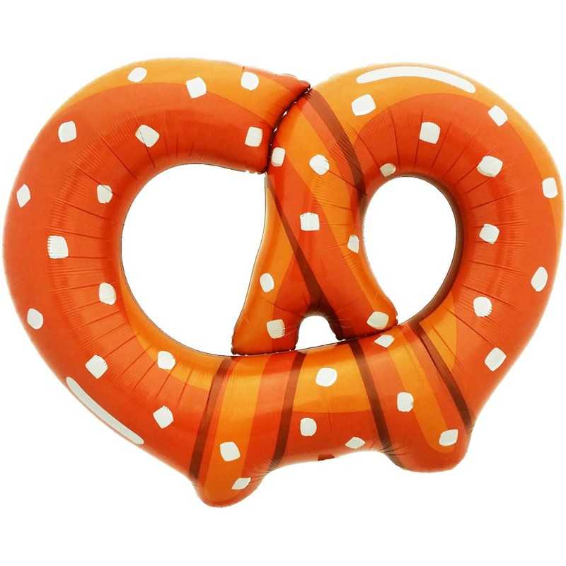 BALLON METALLIQUE BREZEL 104 CM