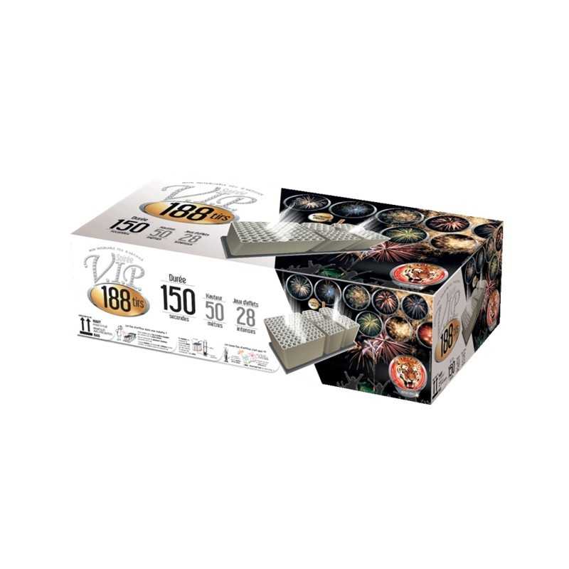 FEU D'ARTIFICE SOIRÉE VIP 188 TIRS 150 SECONDES