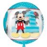 BALLON ORBZ SEE THRU MICKEY FIRST BIRTHDAY 38X40 CM