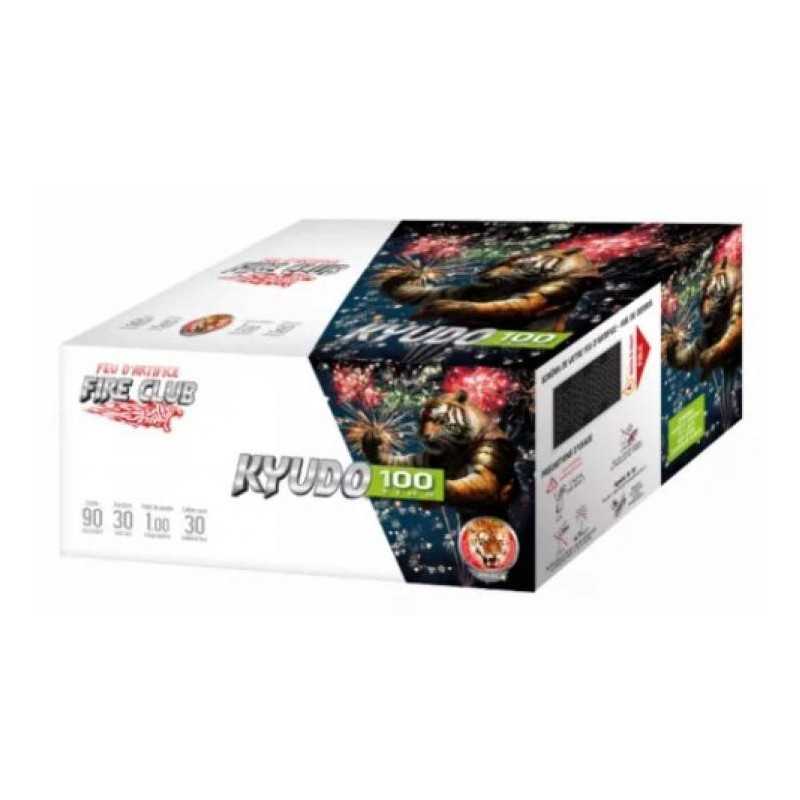 FEU D'ARTIFICE FIRE CLUB KYUDO 100 COUPS