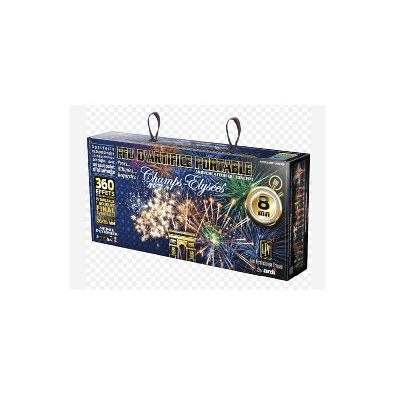 FEU D'ARTIFICE PORTABLE 8 MINUTES