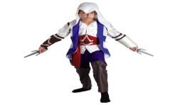 DEGUISEMENT ASSASSINO BLEU TAILLE 8 ANS