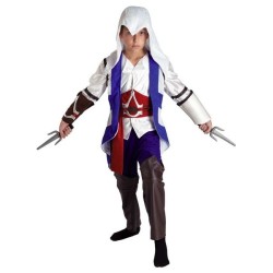 DEGUISEMENT ASSASSINO BLEU TAILLE 8 ANS