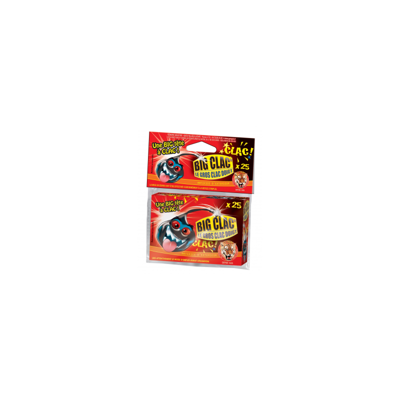 BOITE DE 25 BIG CLAC DOIGT PETARDS
