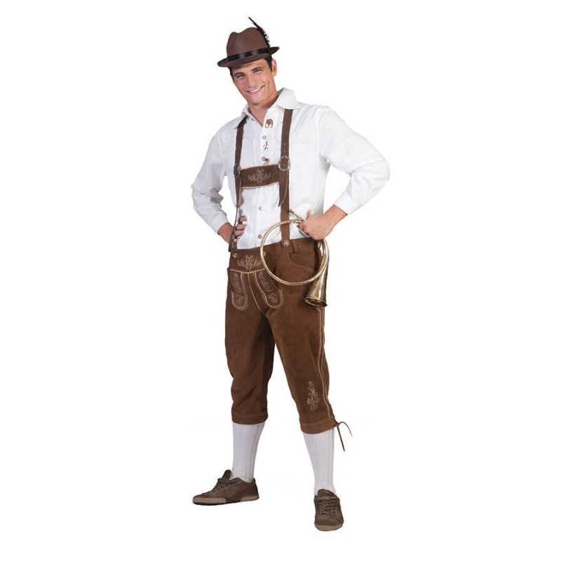 DEGUISEMENT PANTACOURT TYROLIEN EFFET CUIR TAILLE 56/58