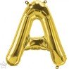 BALLON METALLIQUE LETTRE A OR 86 CM