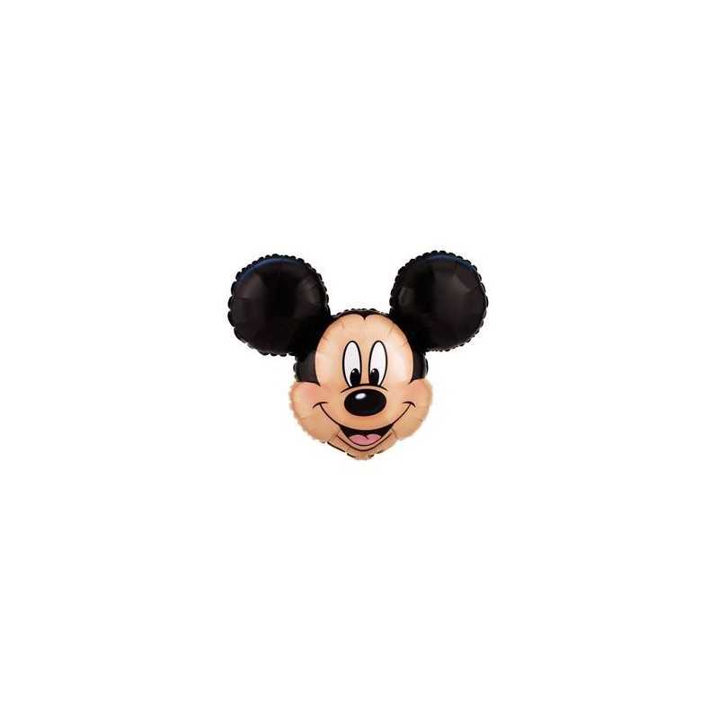 BALLON METALLIQUE AIR TETE DE MICKEY 9"