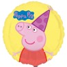 BALLON METALLIQUE ROND PEPPA PIG 43 CM