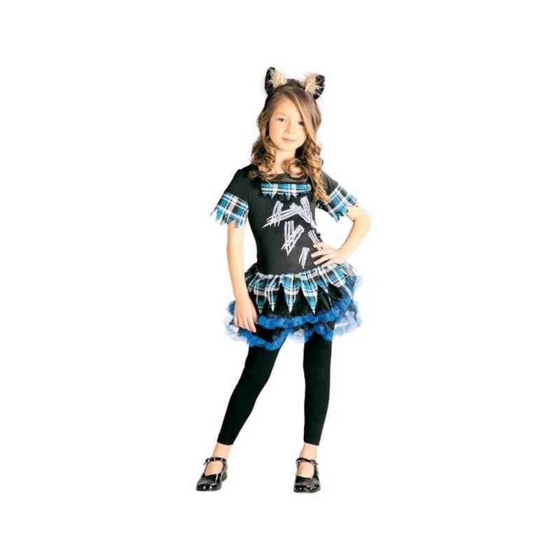 DEGUISEMENT MINI WOLF ROBE BLEUE TAILLE 10-12 ANS