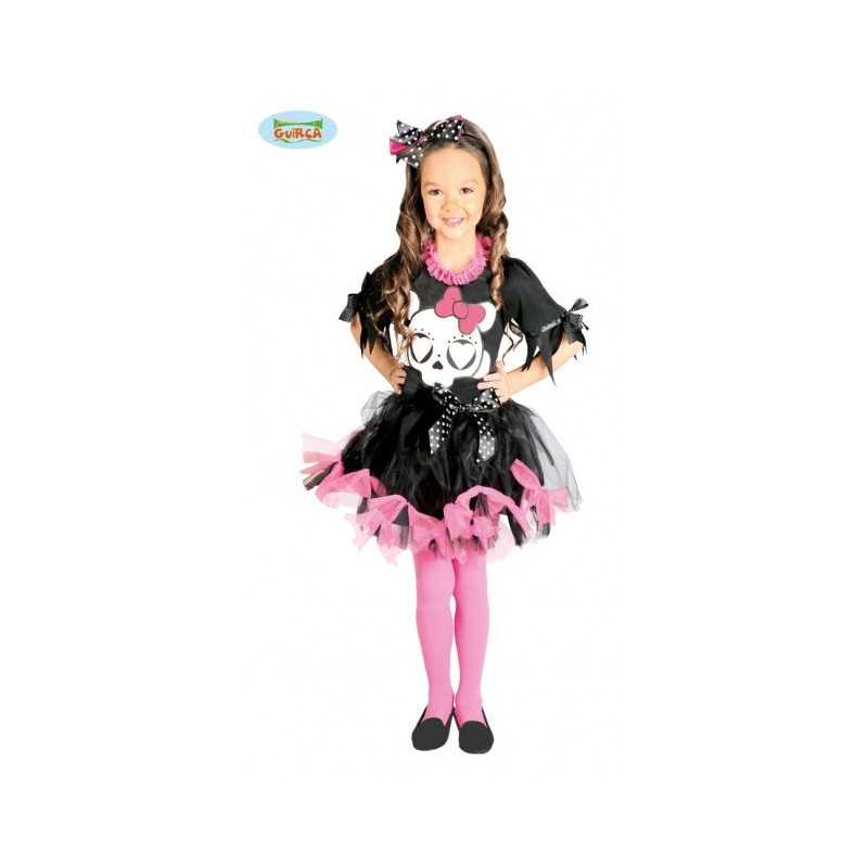 DEGUISEMENT MONSTER HIGHT ROBE TETE DE MORT TAILLE 10/12 ANS