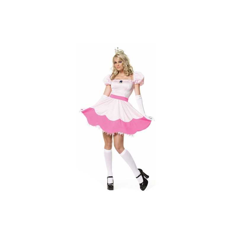 DEGUISEMENT PRINCESSE PEACH SEXY TAILLE S