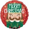 BALLON METALLIQUE ROND 43CM NUTCRACKER 