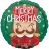 BALLON METALLIQUE ROND 43CM NUTCRACKER 