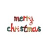 BALLON LETTRES POUR NOEL MERRY CHRISTMAS VERT ROUGE ET OR 143 X 25 CM