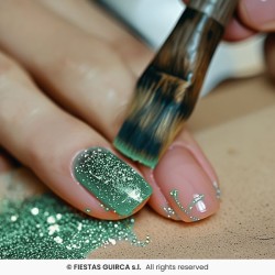 POT DE PAILLETTES VERT BIODEGRADABLE 10 GR