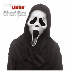 MASQUE ENFANT SCREAM GHOST FACE ™ AVEC CAPUCHE 14CM X 7CM X 24CM