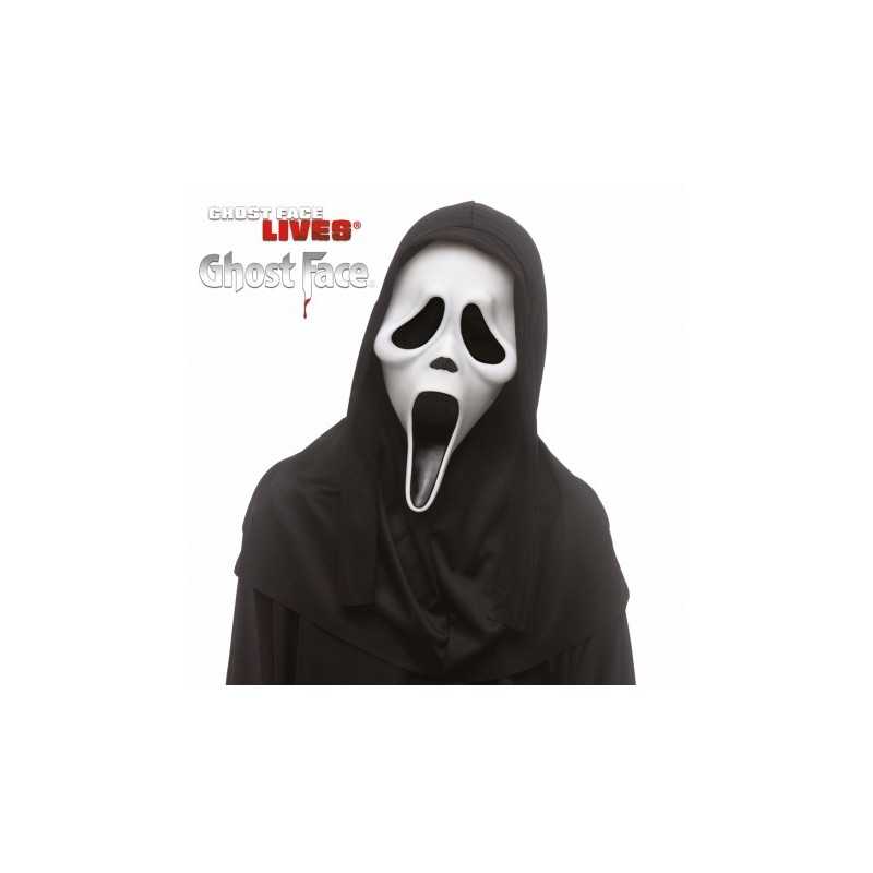 MASQUE ENFANT SCREAM GHOST FACE ™ AVEC CAPUCHE 14CM X 7CM X 24CM