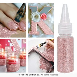 POT DE PAILLETTES ROSE GOLD BIODEGRADABLE 10 GR 